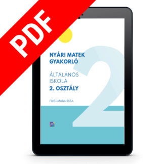 Nyári matek gyakorló általános iskola 2. osztály Friedmann Rita matek e-book