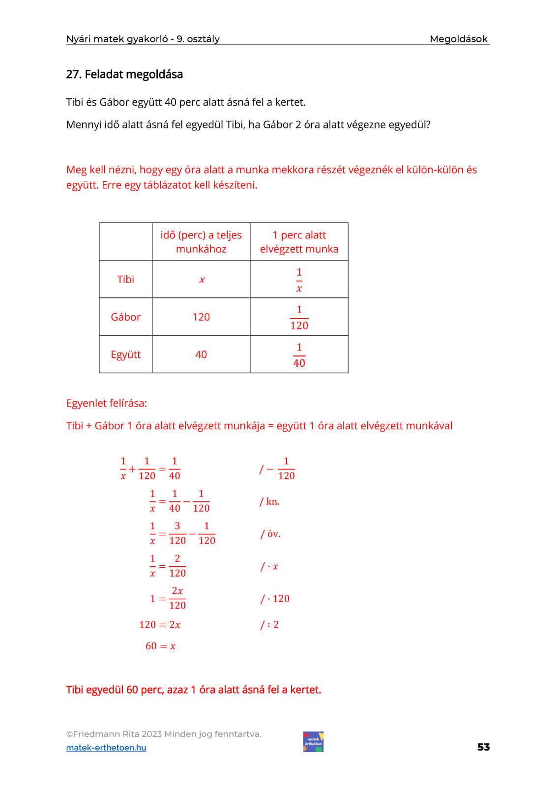 Nyári matek gyakorló - középiskola 9. osztály - E-book - Image 7
