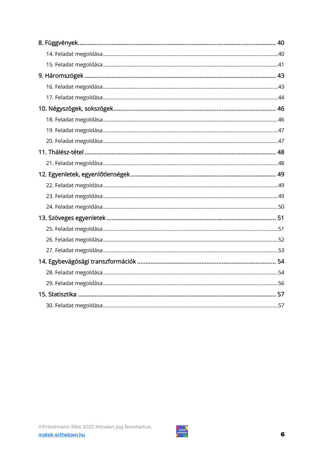 Nyári matek gyakorló - középiskola 9. osztály - E-book - Image 4