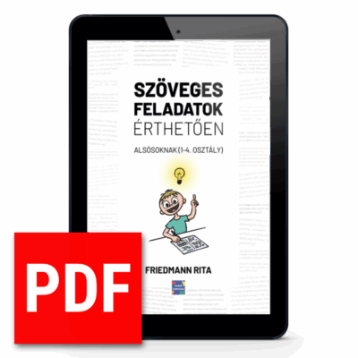 Szöveges feladatok érthetően - alsósoknak - e-book kép - Friedmann Rita